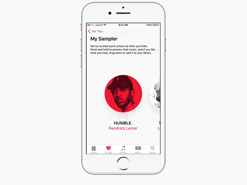 Apple Music Sampler