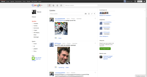 Google Plus Updates