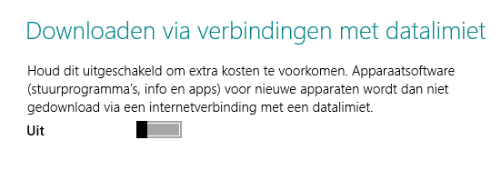 Windows 8 mobiele data verbindingen