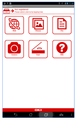 OKI Mobile print app