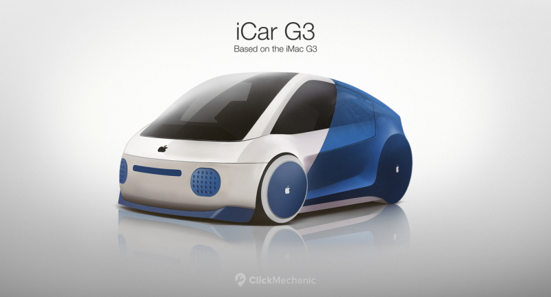 Fictieve concepten voor Apple-auto tonen bizar ontwerp