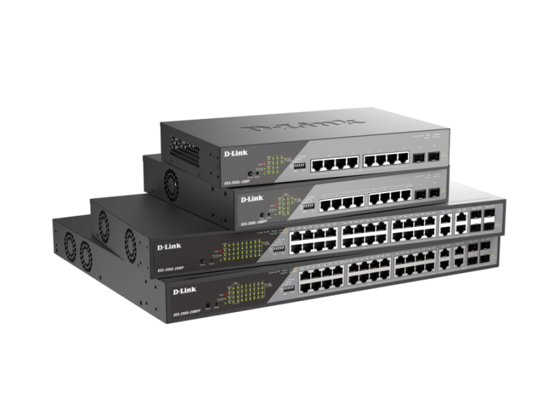  D-Link introduceert Gigabit PoE Smart Switch-serie met optimalisatie voor videobewaking 