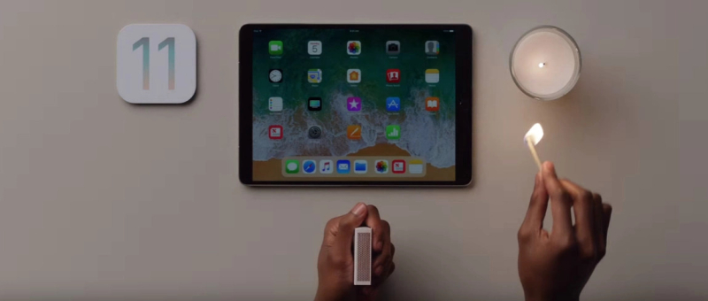 Apple legt iOS 11 op de iPad uit