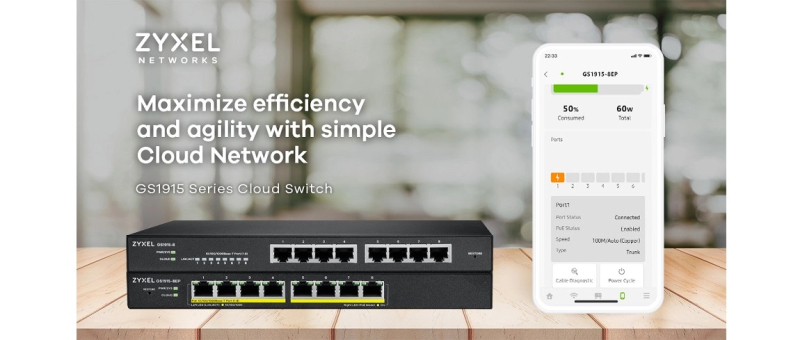 ‘Just Connect’ met nieuwe gebruiksvriendelijke switch van Zyxel voor kleine bedrijven