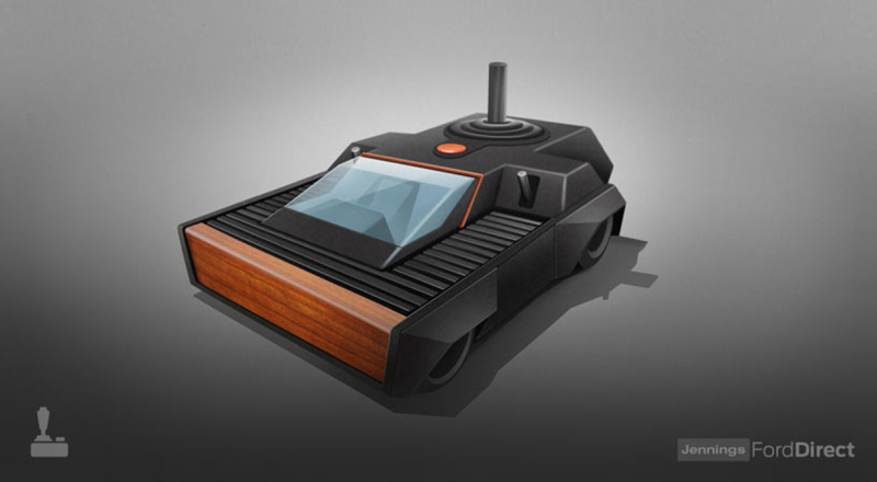 Bizarre concepten maken auto’s van gameconsoles