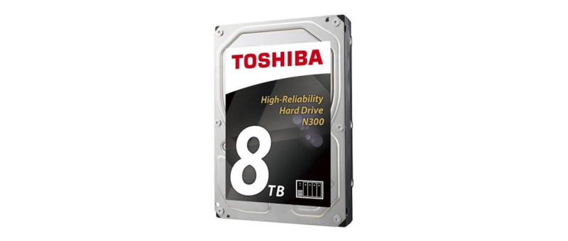 Toshiba verhoogt maximale capaciteit 3,5 inch high-reliability harddrive N300 voor NAS tot 8TB