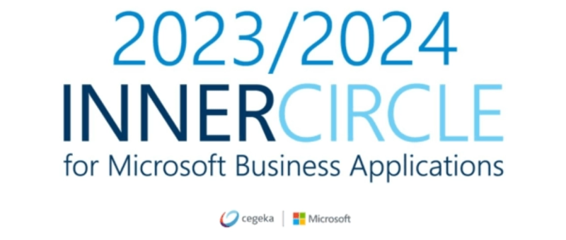 Cegeka ontvangt de Microsoft Business Applications Inner Circle award