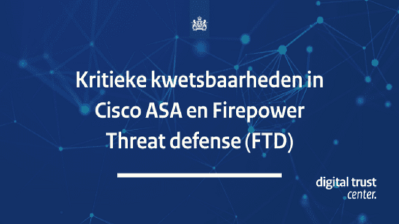 Kritieke kwetsbaarheden in Cisco ASA en Firepower Threat defense (FTD)