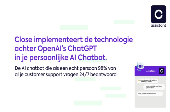 Close lanceert Close Assistant: de toekomst van klantenservice met AI-chatbot