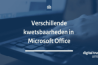 Verschillende kwetsbaarheden in Microsoft Office